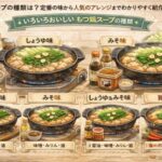 もつ鍋のスープの種類は？定番の味から人気のアレンジまでわかりやすく紹介