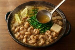もつ鍋が脂っこいのはなぜ？気になる脂の取り方と、家庭でできる簡単においしく仕上げるコツ